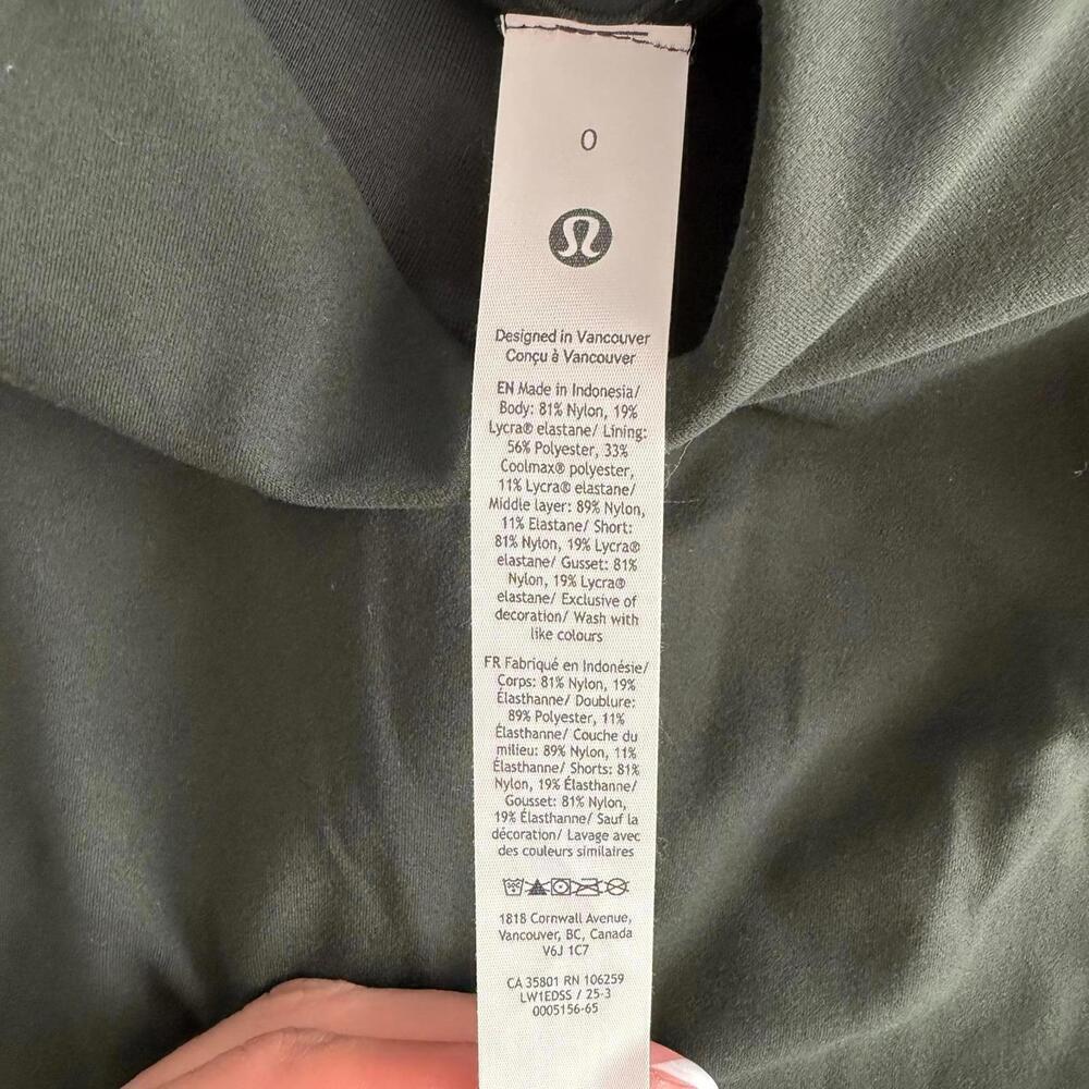 Lululemon Align Dress Rainforest Green Size 0 NWT - Picture 6 of 7